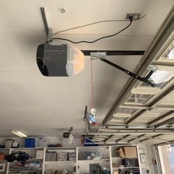 Garage door  And  Opener 