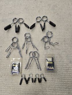 Barbell & Dumbbell Lock Collars Olympic & Standard Bars