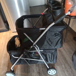 Pet Double Stroller