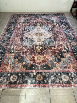 Soft and thick 9x12 washable area rug