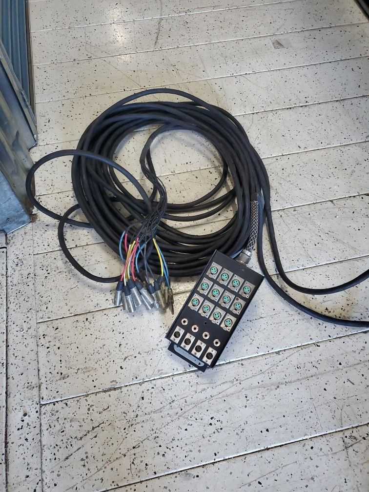 12 Channel Audio Snake Dj Concert At Least 100 Feet