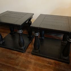 Coffee Table and two end tables (wood)
