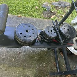Indoor/outdoor Weight Bench