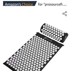ProsourceFit Acupressure Mat and Pillow Set for Back/Neck Pain Relief and Muscle Relaxation