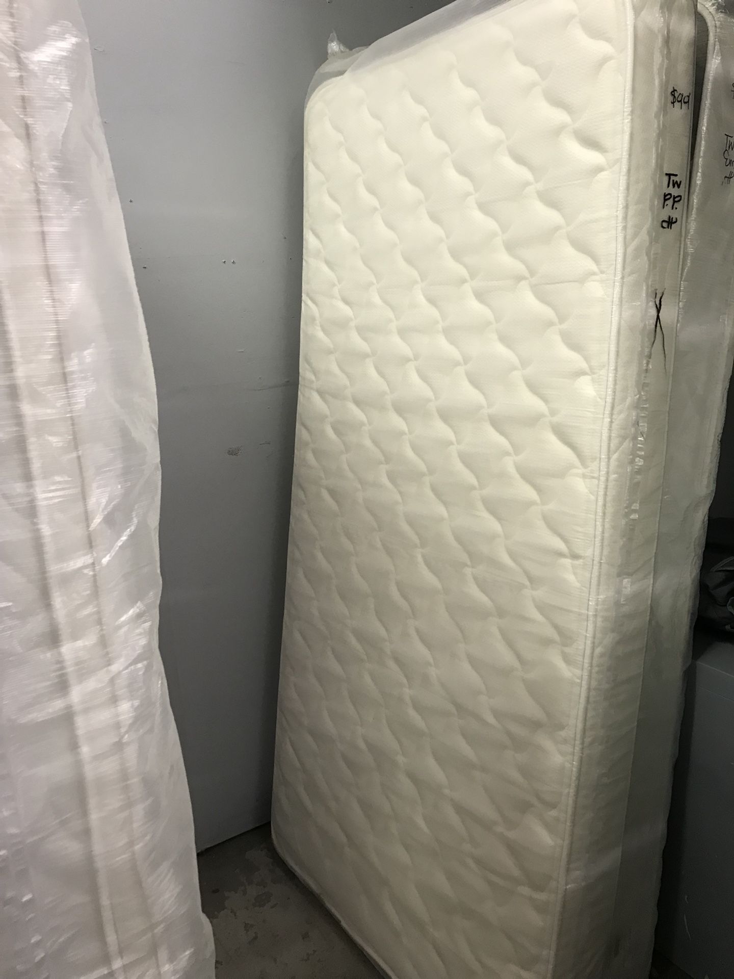 Twin mattress - one left - brand new