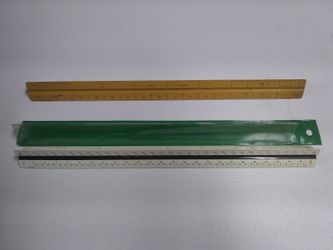 K&E + Ionic Engineer Triangle Scales - Vintage Drafting Equipment