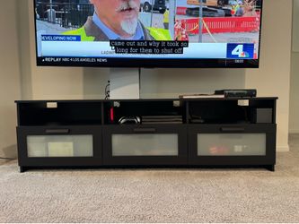 IKEA BRIMNES TV unit, black, 70 7/8x16 1/8x20 7/8 "