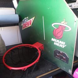 Miami Heat Basketball Hoop