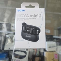 BOYA MINI 2 - UPGRADED SUPER MINI WIRELESS MICROPHONE WITH AI NOISE CANCELLATION