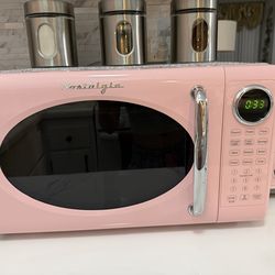 Pink microwave