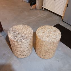Mother Of Pearl End Tables