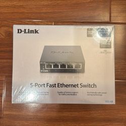D-Link 5-Port Fast Ethernet Switch