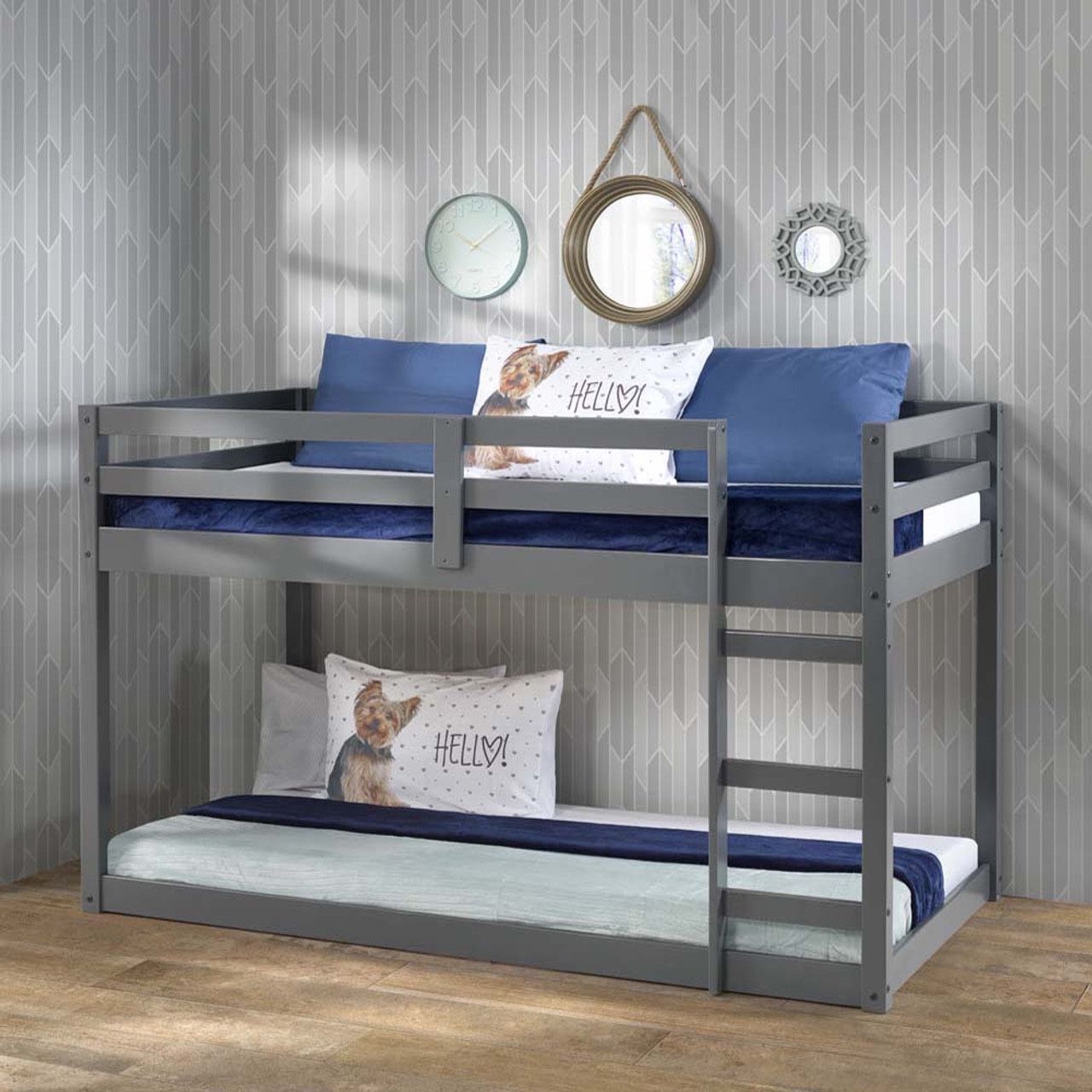 Gray Twin/ Twin Bunk Bed 💥SPECIAL💥