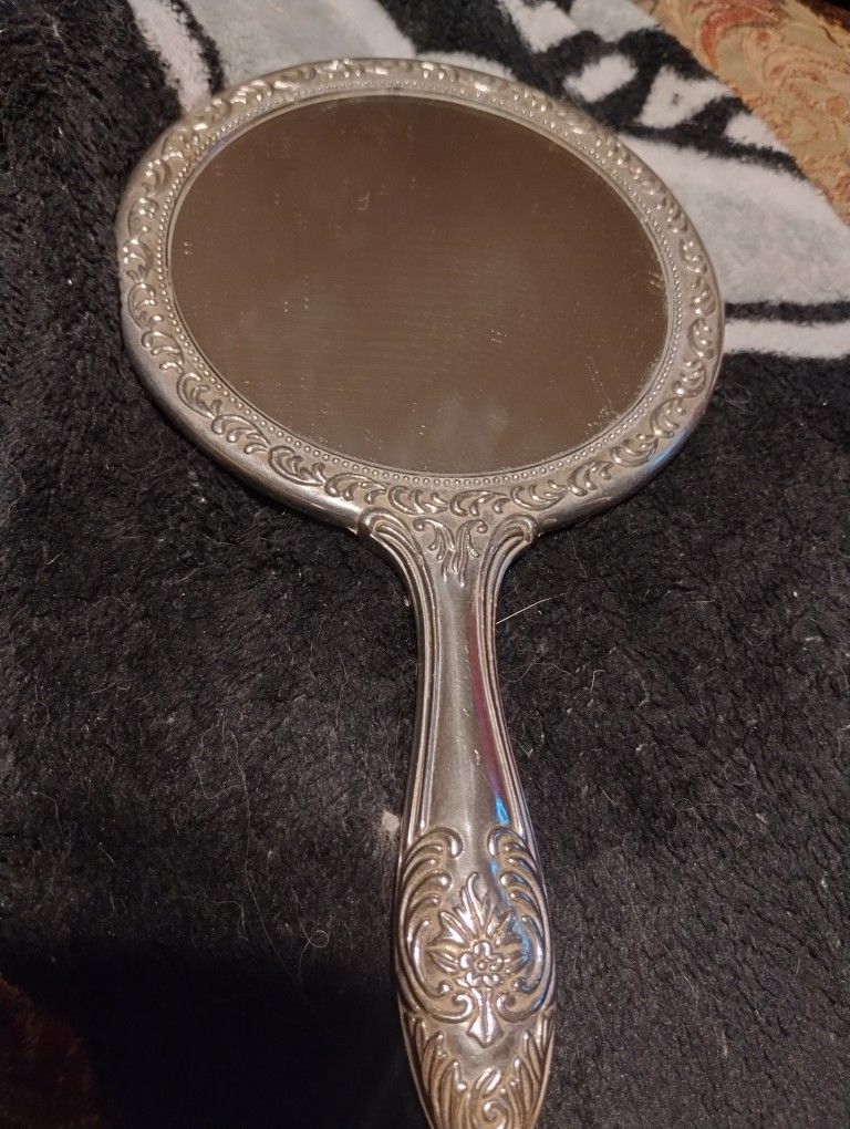 Vintage Silver Mirror