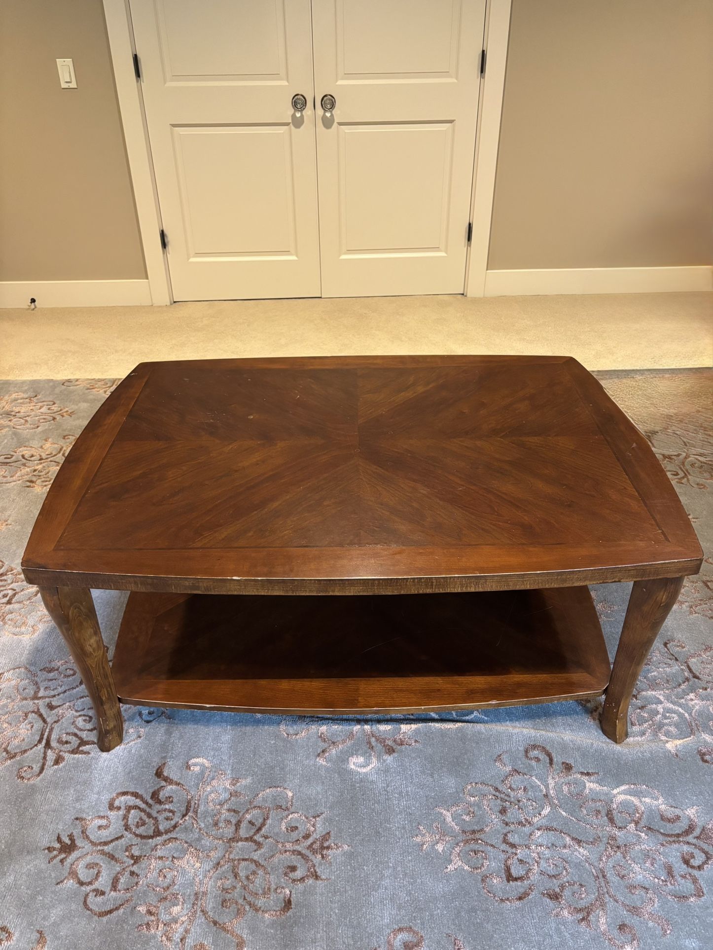 Brown Coffee Table (Two Tier)