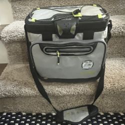 Used Titan Max Freeze Gray & Lime Green Cooler 