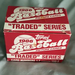 1986 Topps Baseball Traded Set