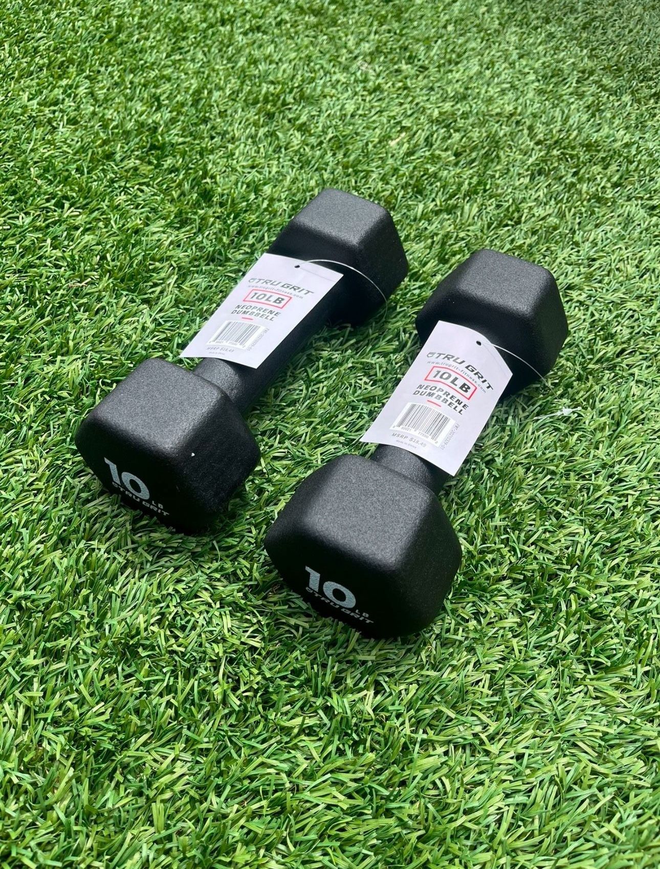 Brand NEW 10 Lb Neoprene Dumbbells Set