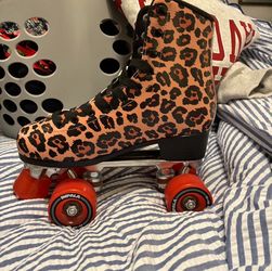 Impala Leopard Roller Skates