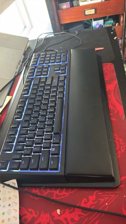 Dazed Ornata with wrist rest color changing keyboard