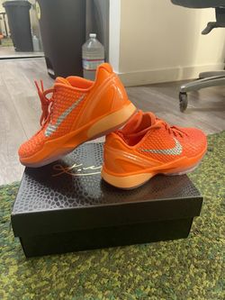 Nike Kobe 6 Total Orange Gs Sz 4.5Y Mamba 4.5