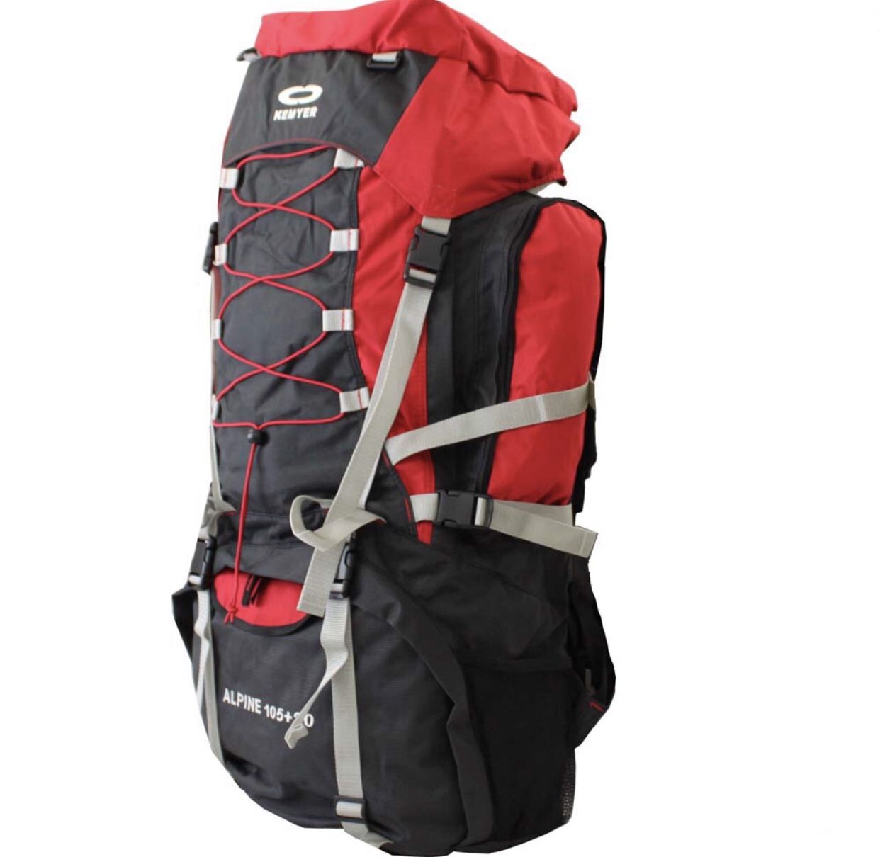 # 25 Kemyer 7100 Cubic Inches Deluxe Hiking Backpack - Red