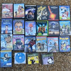 20 Children's DVD's / Movies G & & PG Rated