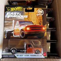 Hot Wheels 1967 Chevy Custom C10 Fast & Furious HNW46-956 P 1/64
