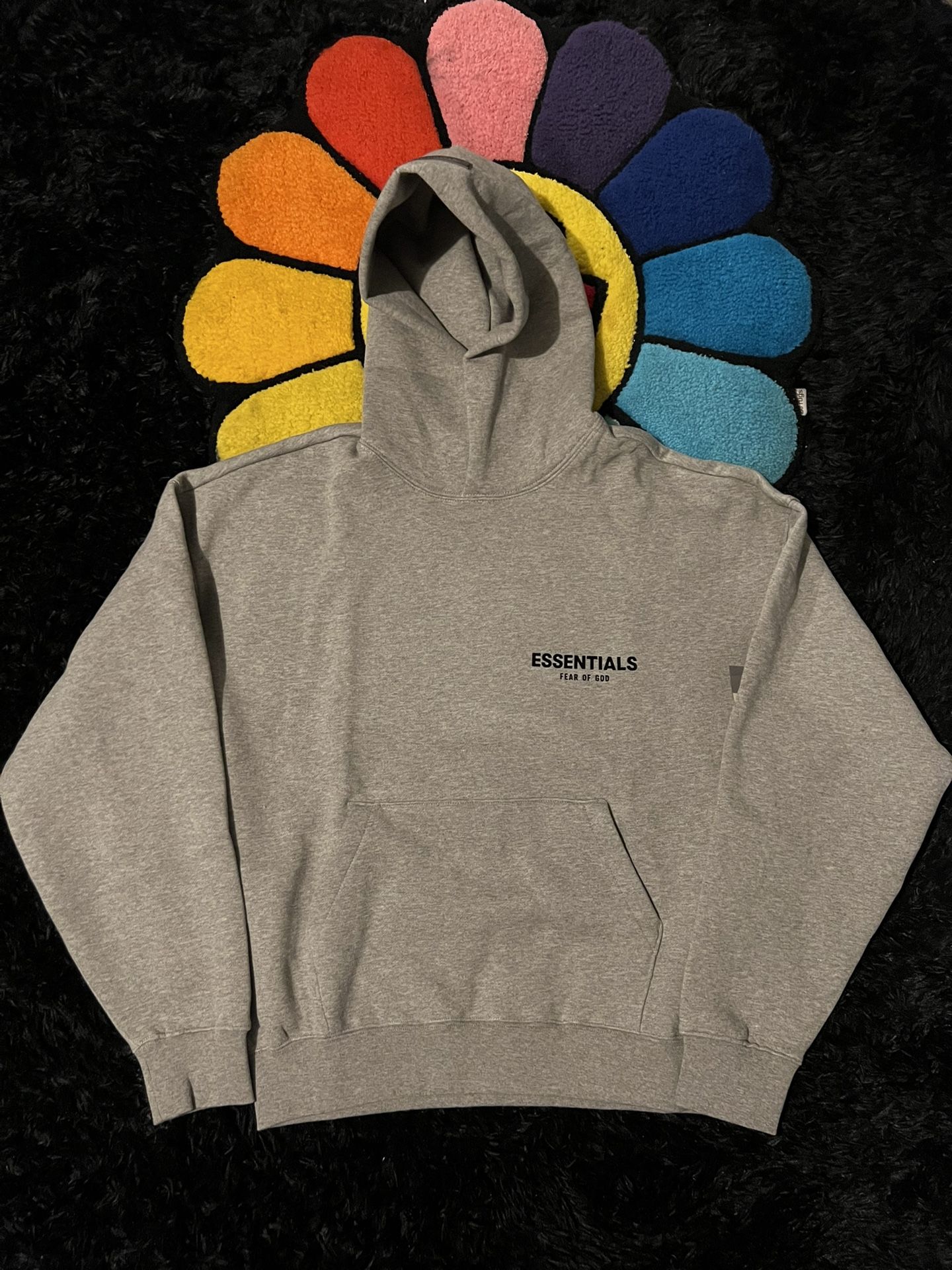 dark oatmeal essentials hoodie