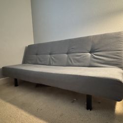 Gray  Futon