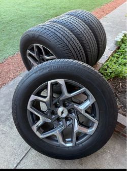 Chevy 20 wheels and tires gmc sierra Denali