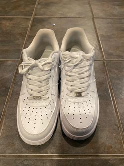 White Air Force Ones Size 9.5