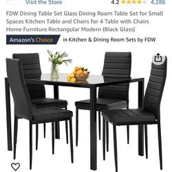 Dining Table Set Glass Dining Room Table Set
