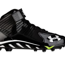New Under Armour Mens UA Spine Fence Football Cleats Size 10 