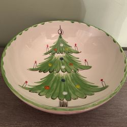 Gorgeous Mancioli Christmas bowl, Made in Italy 