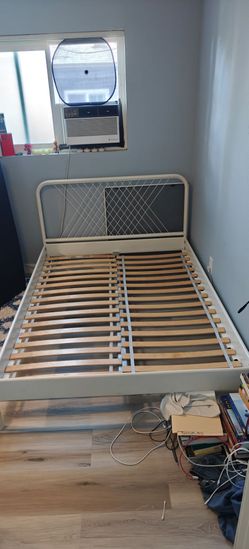 Ikea NESTTUN Full/Double Size White Bedframe