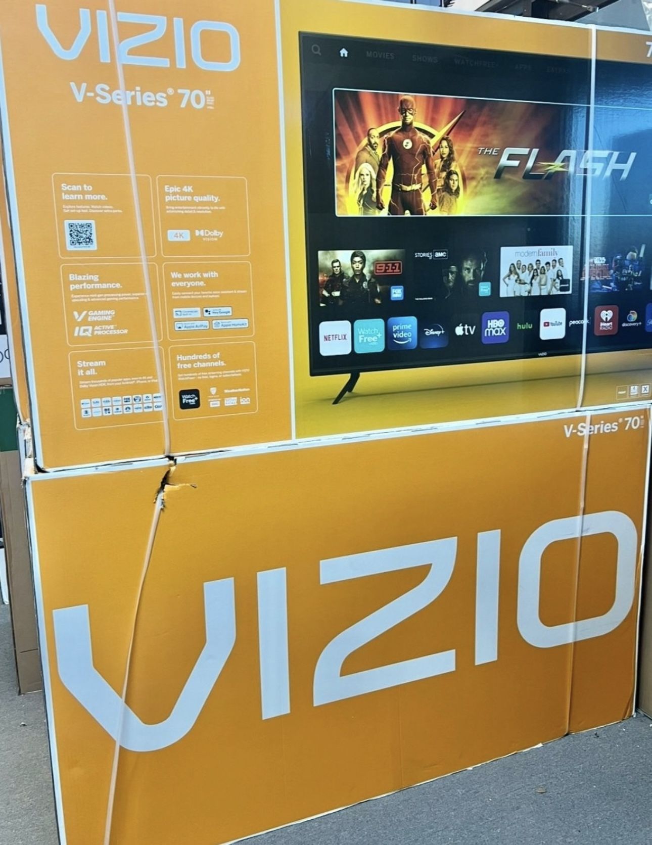 70” Vizio V Series Smart 4K Tv LED