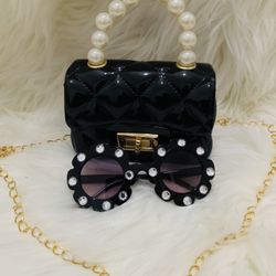Crossbody Bag And Sunglass For Girl 