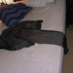 Adidas Sweatsuit Gray & Black Size 2xl 