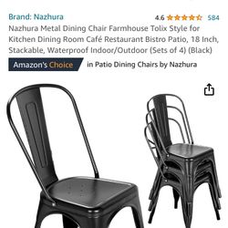 Metal Dining Chairs 