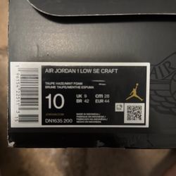 Air Jordan 1 Low SE Craft