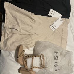 Maternity Biker Shorts /Heels