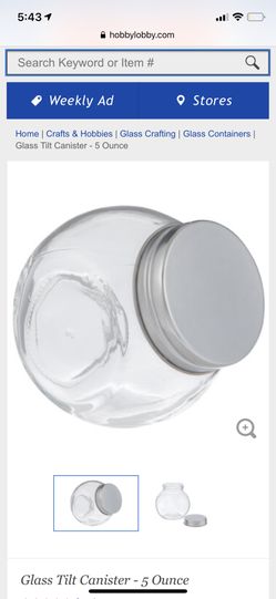 Small Glass Favor Jars