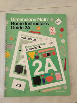 Dimensions Math 2A instructors manual