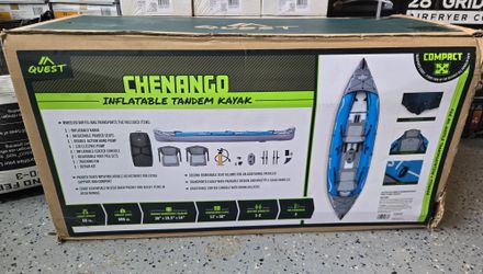 Quest Chenango inflatable tandem kayak