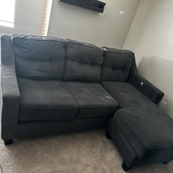 Dark Grey Sectional 