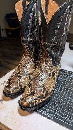 Dan post python cowboy boots 11D
