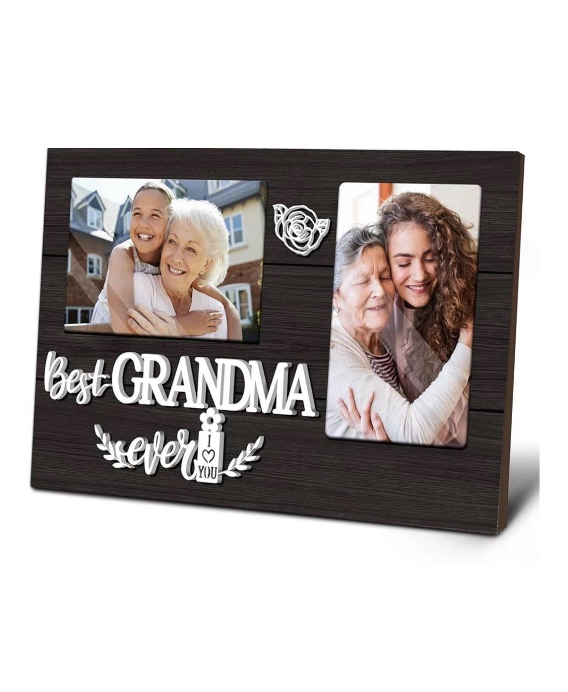 Birthday Gifts from Grandkids Best Grandma Gifts Fits 2 Photos Picture Frame