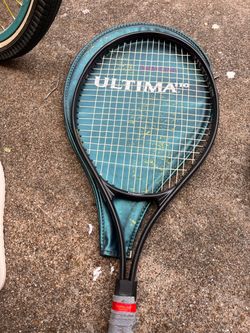 “2 Vintage Tennis Racquets – Prince Contender Oversize & Spalding Ultima 110 + Covers