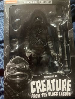 NECA TMNT Monsters Leonardo as Creature From The Black Lagoon